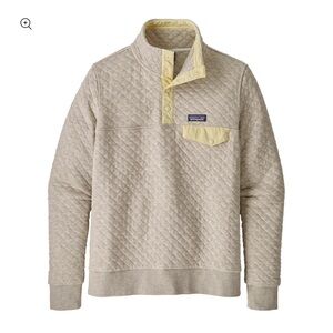 Patagonia Jacket Quilted Organic Cotton Quilt Snap-T Pullover